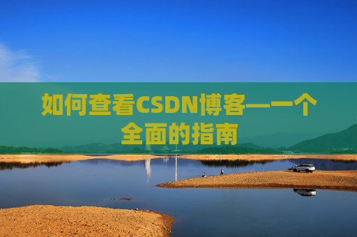 如何查看CSDN博客—一个全面的指南